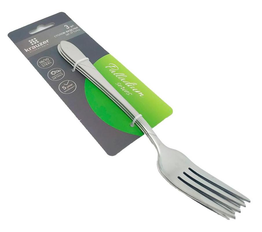 Фото - Вилка столовая Krauzer LKI042-DF3 3 шт. (78503)