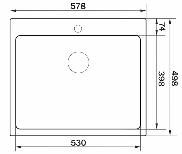 Фото - Мойка кухонная GRANADO Villena S304 honeycomb