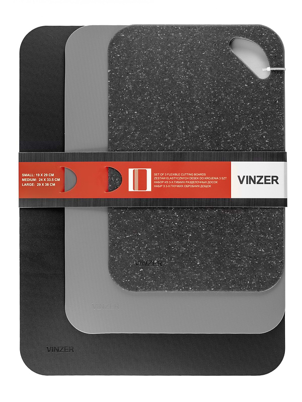 Фото - Набір обробних дошок Vinzer 3 шт. (50226)