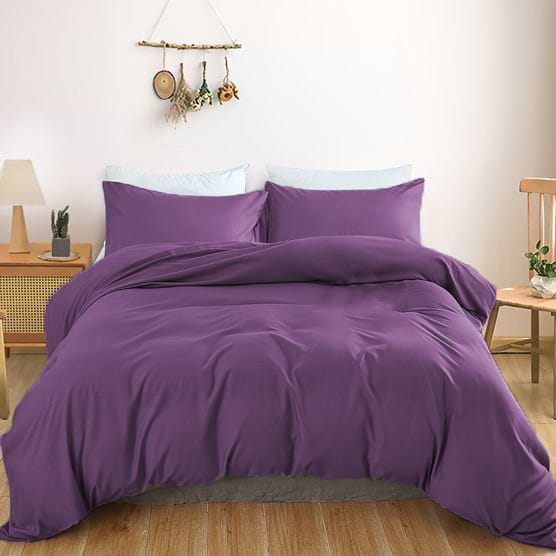 Комплект постільної білизни MirSon Satin Light Pro 10-012 Violet 160х220 см (2200010174588)