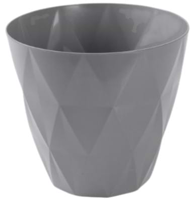 Кашпо VIOLET HOUSE 0200 PRIZMA GREY с внут. сливом воды 5 л