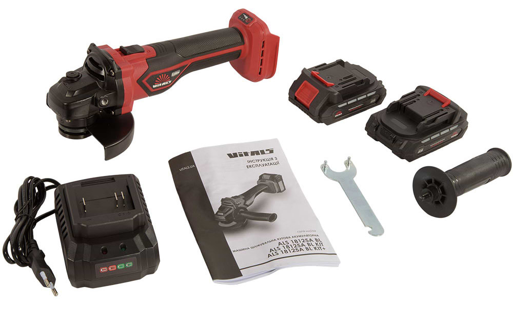 Болгарка VITALS Master ALs 18125a BL kit+