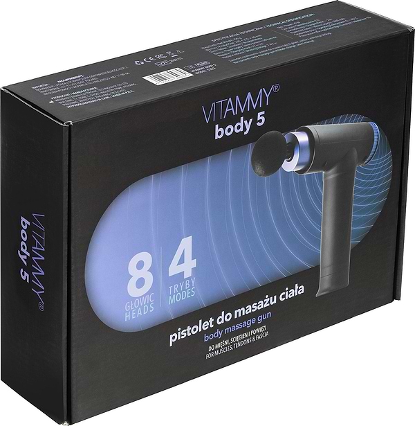 Фото - Масажер для тіла Vitammy body 5 чорно-фіолетового кольору (VTMB5BF)