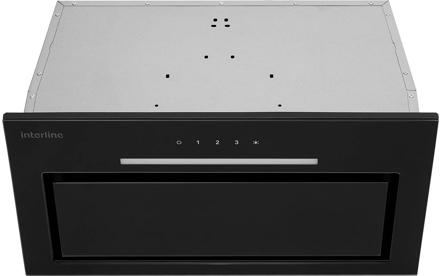 Витяжка вбудована Interline LINE ULTRA BL A/60 GL/S