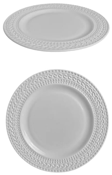 Тарелка десертная Vittora Blanco Ethno 190 мм (V-190ET)