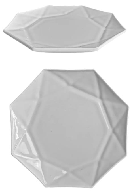 Тарелка десертная Vittora Blanco Astra 205 мм (V-205AS)