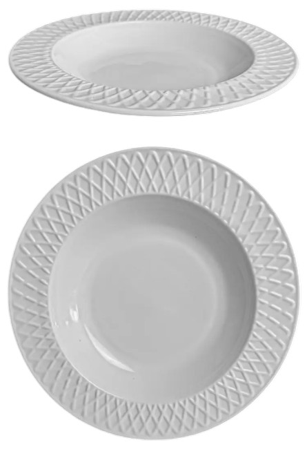 Тарелка суповая Vittora Vintage 215 мм (V-215VI)