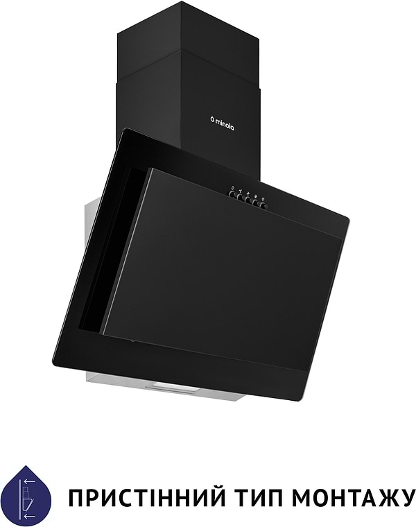 Фото - Витяжка декоративна Minola HDN 6124 BL LED