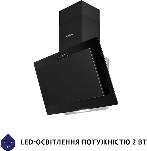 Фото - Витяжка декоративна Minola HDN 6124 BL LED