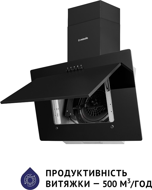 Фото - Витяжка декоративна Minola HDN 6124 BL LED