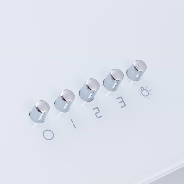 Фото - Витяжка декоративна Minola HDN 6222 WH/INOX 700 LED