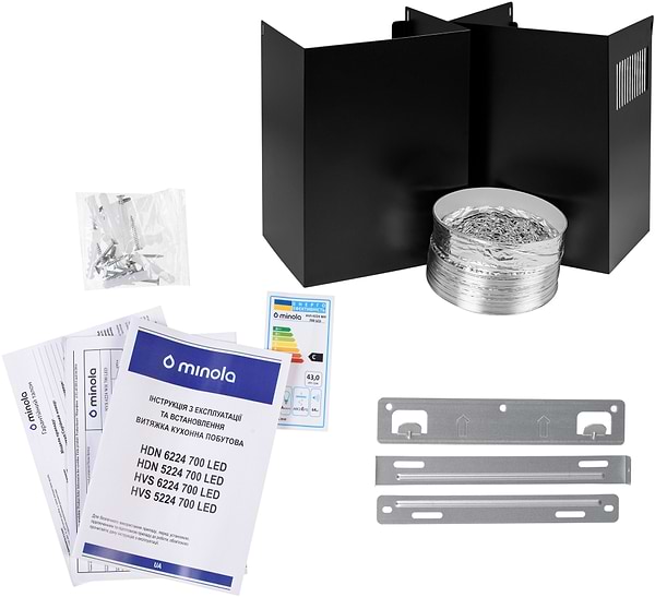 Фото - Вытяжка декоративная Minola HDN 6224 BL 700 LED