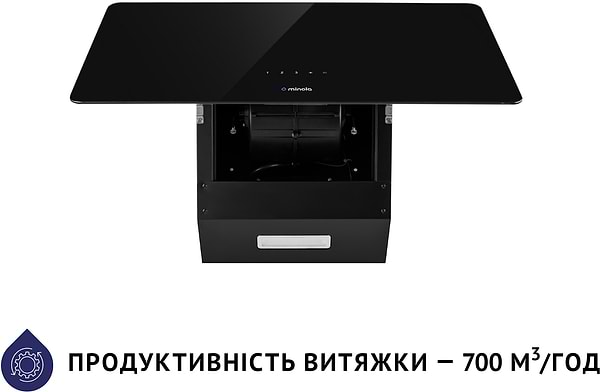Фото - Витяжка декоративна Minola HVS 6224 BL 700 LED