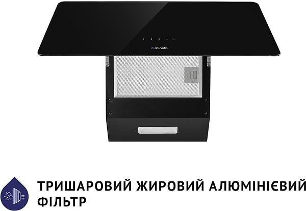 Фото - Витяжка декоративна Minola HVS 6224 BL 700 LED
