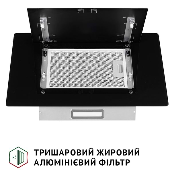 Фото - Витяжка декоративна Perfelli DN 6142 BL LED