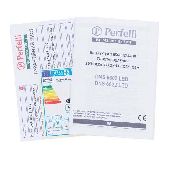 Фото - Витяжка декоративна Perfelli DNS 6602 BL LED