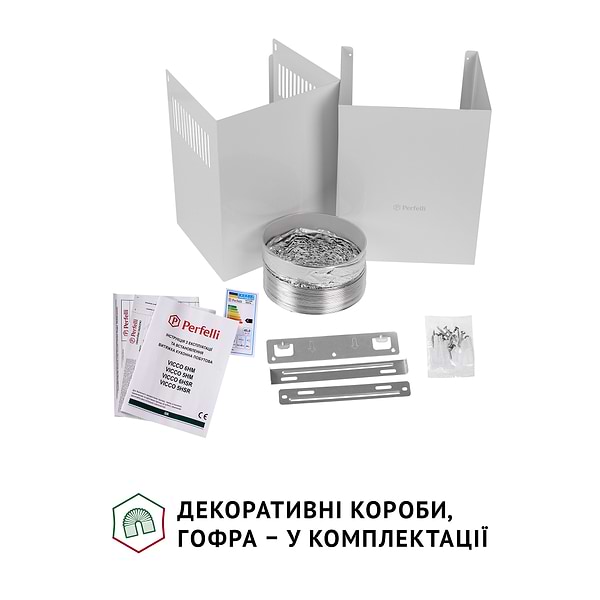 Фото - Витяжка декоративна Perfelli VICCO 5HM BIANCO