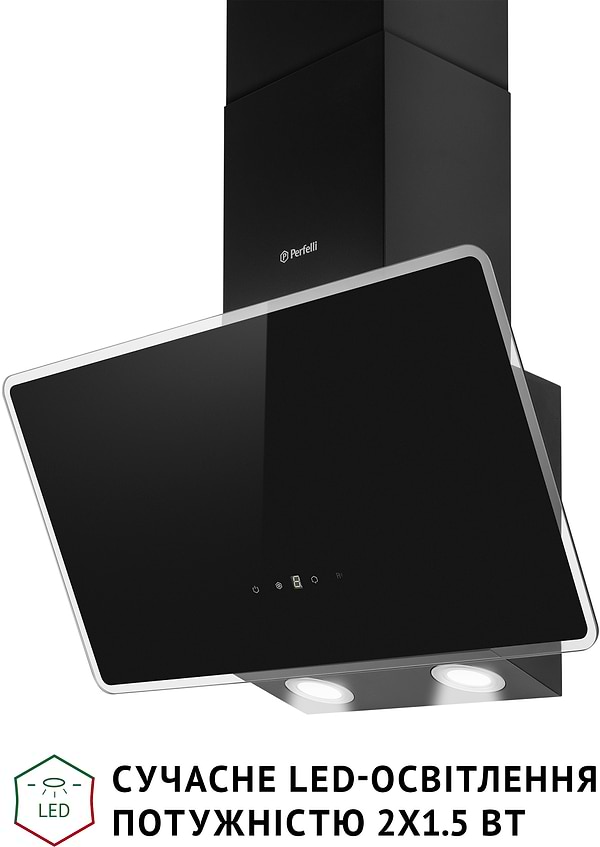 Фото - Вытяжка декоративная Perfelli VICCO 6HSR NERO