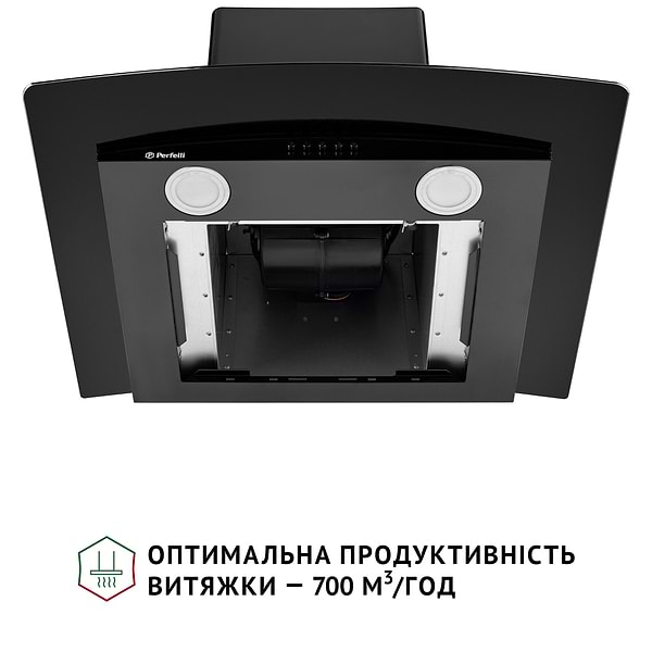 Фото - Витяжка декоративна Perfelli GRASSI 6HMB NERO