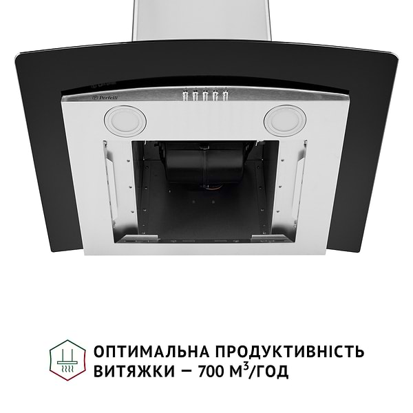 Фото - Витяжка декоративна Perfelli GRASSI 6HMX INOX