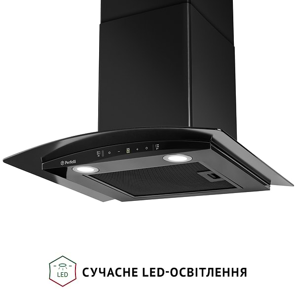 Фото - Витяжка декоративна Perfelli GRASSI 6PWB NERO