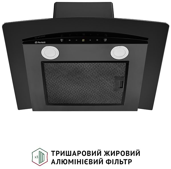 Фото - Витяжка декоративна Perfelli GRASSI 6PWB NERO