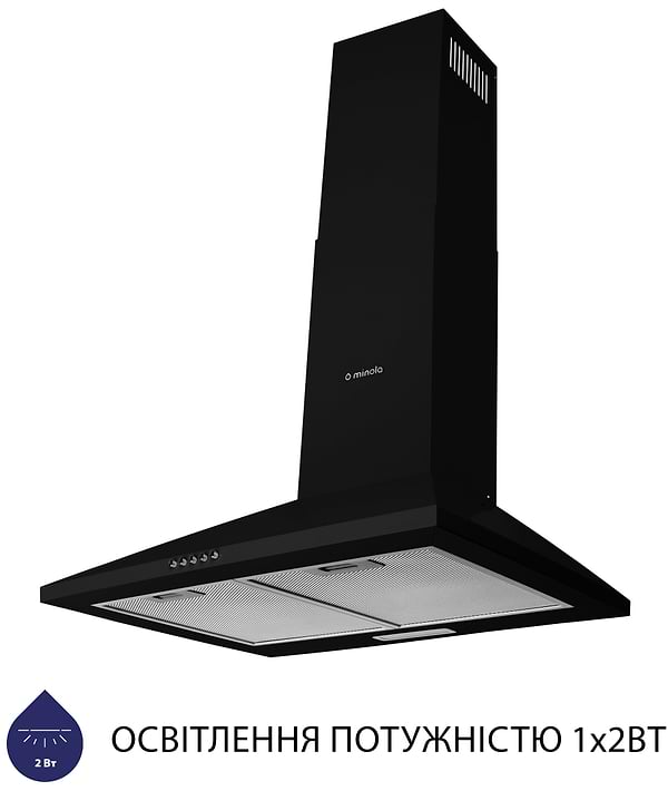 Фото - Витяжка декоративна Minola HK 6614 BL 1000 LED