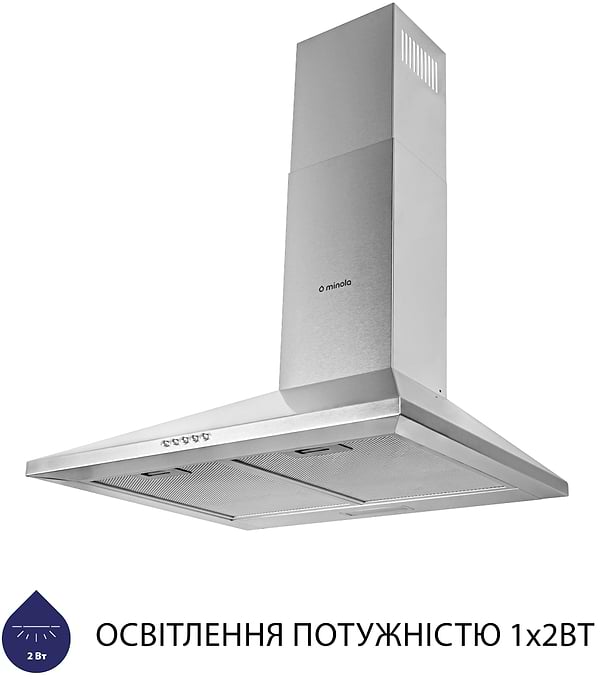Фото - Вытяжка декоративная Minola HK 6614 I 1000 LED