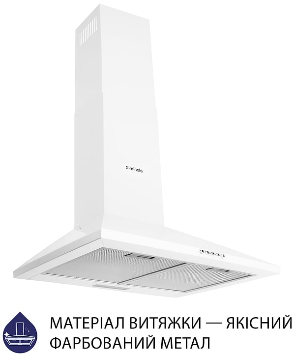 Фото - Витяжка декоративна Minola HK 6614 WH 1000 LED