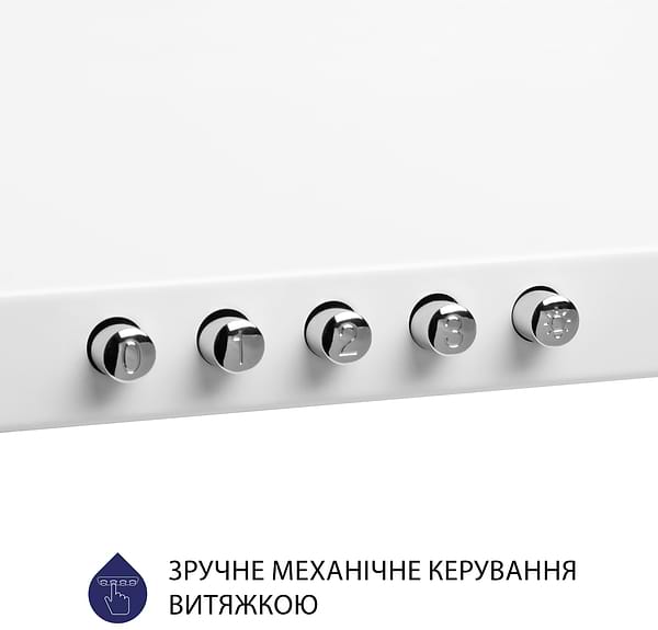 Фото - Витяжка декоративна Minola HK 6614 WH 1000 LED