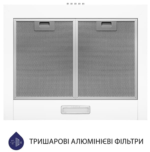 Фото - Витяжка декоративна Minola HK 6614 WH 1000 LED