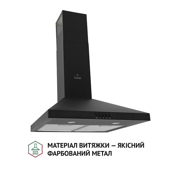 Фото - Вытяжка декоративная Perfelli K 5202 BL 700 LED