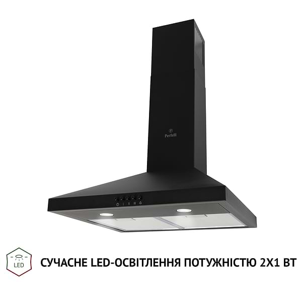 Фото - Вытяжка декоративная Perfelli K 5202 BL 700 LED