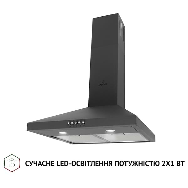 Фото - Витяжка декоративна Perfelli K 5202 SG 700 LED