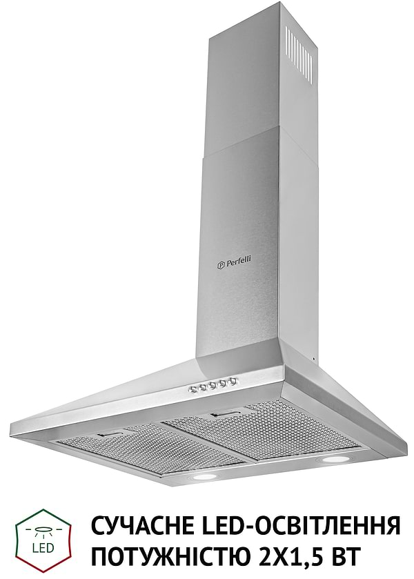 Фото - Витяжка декоративна Perfelli K 6610 I 1000 LED