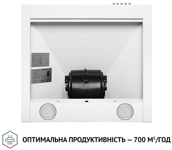 Фото - Витяжка декоративна Perfelli K 5210 WH 700 LED