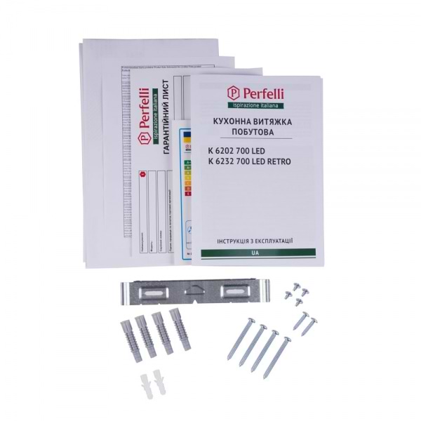 Фото - Вытяжка декоративная Perfelli K 6202 BL 700 LED
