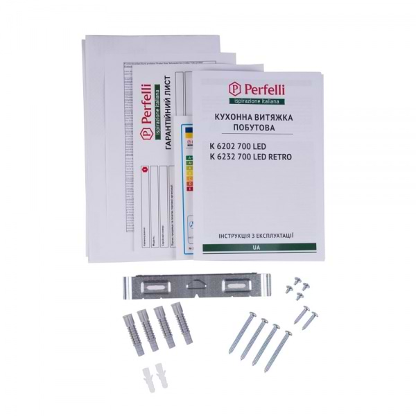 Фото - Витяжка декоративна Perfelli K 6202 SG 700 LED