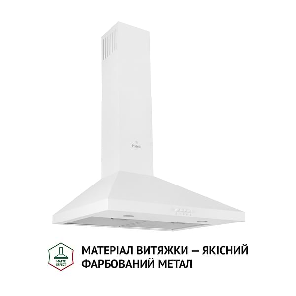 Фото - Витяжка декоративна Perfelli K 6402 WH 850 LED