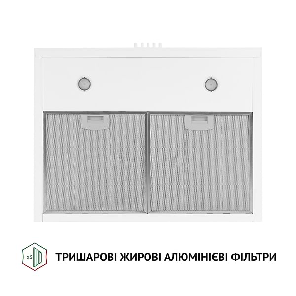 Фото - Витяжка декоративна Perfelli K 6402 WH 850 LED