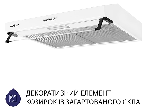 Фото - Витяжка традиційна Minola HPL 514 WH