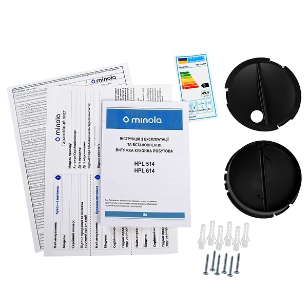 Фото - Витяжка традиційна Minola HPL 514 WH