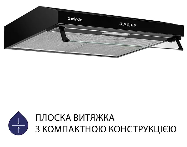 Фото - Вытяжка традиционная Minola HPL 614 BL
