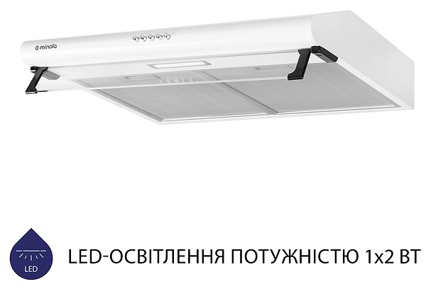 Фото - Вытяжка традиционная Minola HPL 615 WH