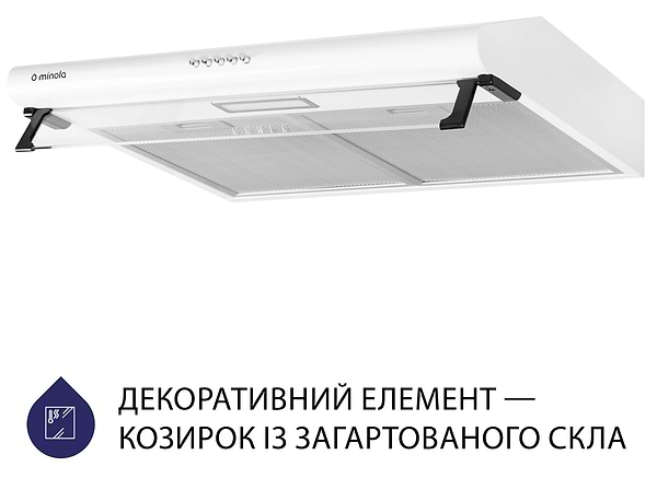 Фото - Вытяжка традиционная Minola HPL 615 WH