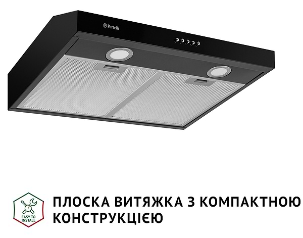 Фото - Вытяжка традиционная Perfelli PL 5002 BL LED