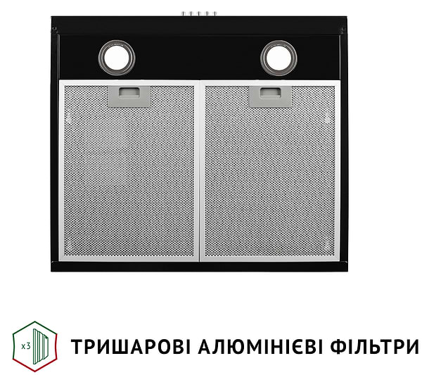 Фото - Вытяжка традиционная Perfelli PL 5002 BL LED