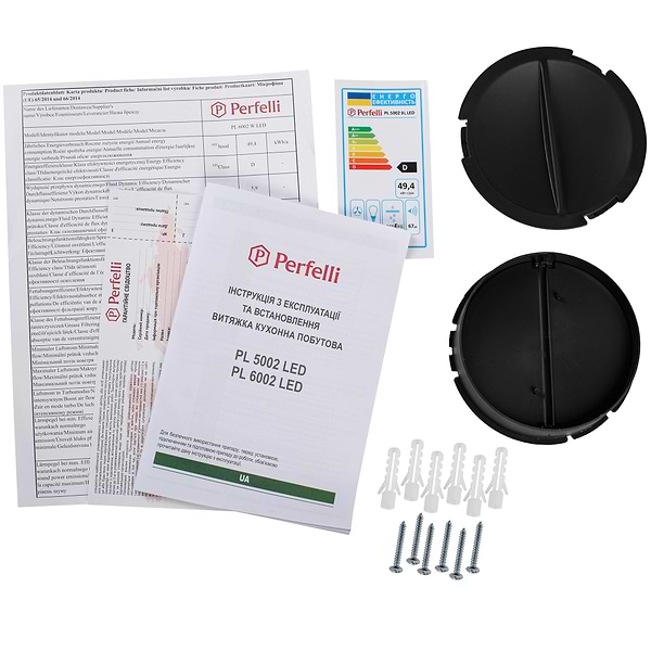 Фото - Вытяжка традиционная Perfelli PL 5002 BL LED