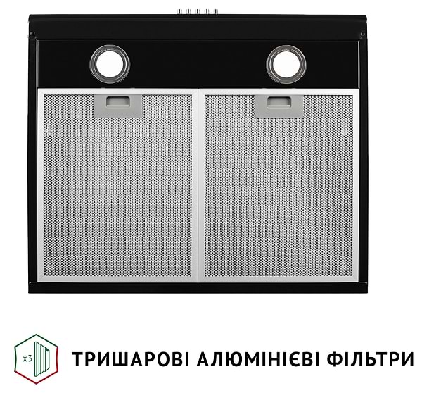 Фото - Витяжка традиційна Perfelli PL 6022 BL LED