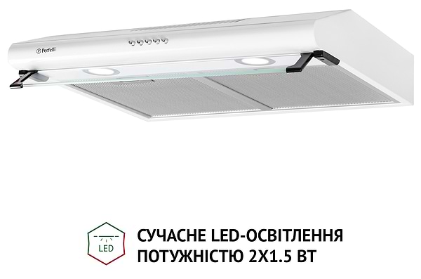 Фото - Вытяжка традиционная Perfelli PL 6042 W LED
